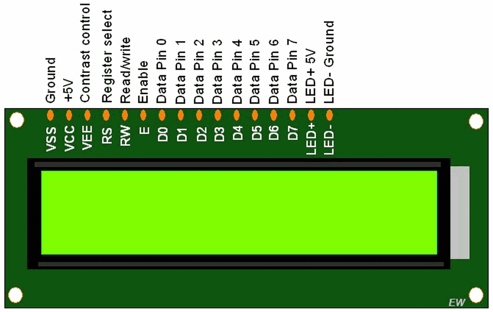 Circuito LCD Arduino